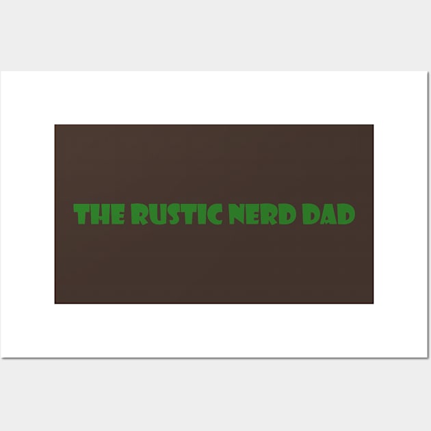 The RND Cartoon Lettering - Green Wall Art by The Rustic Nerd Dad